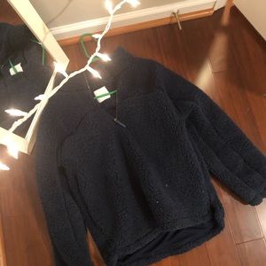 Fleece with quarter zip